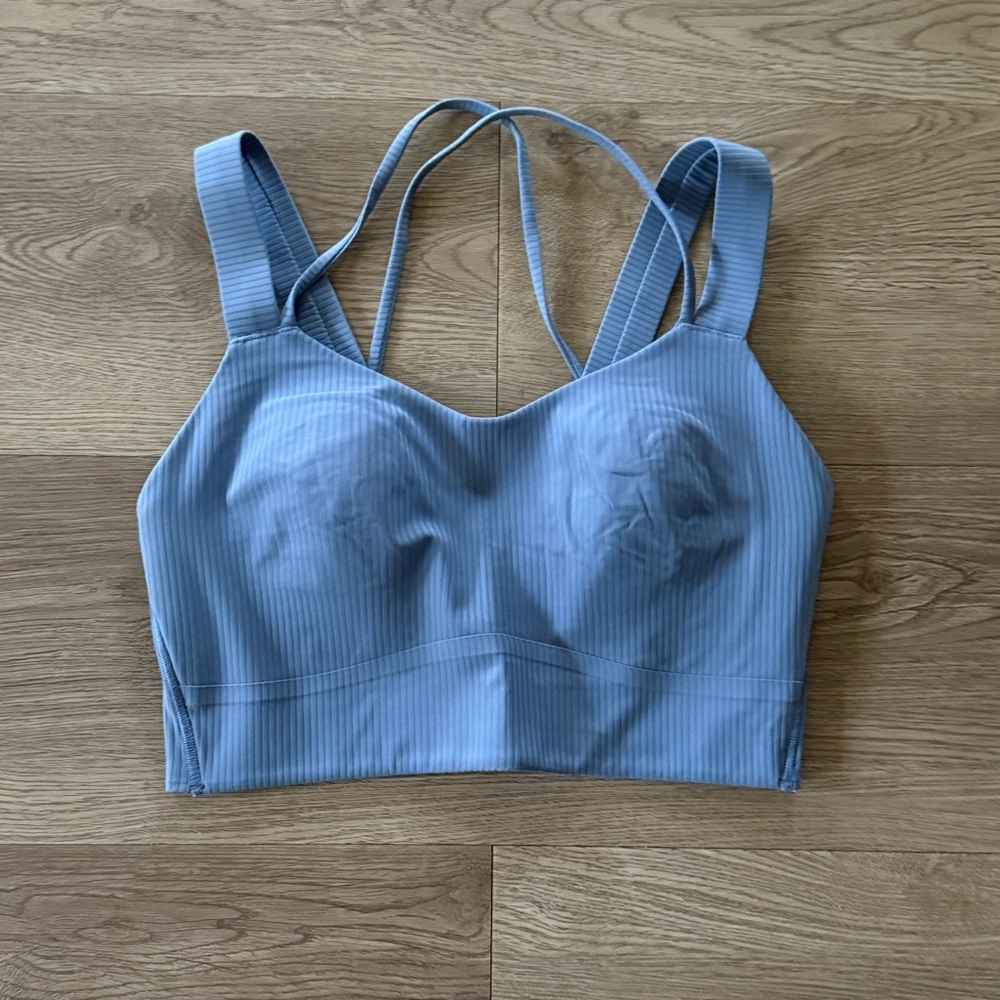 Like a Cloud Ribbed Longline Bra